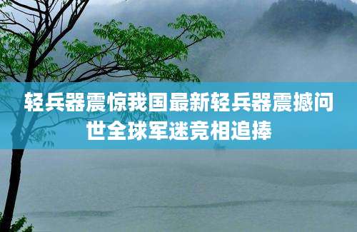 轻兵器震惊我国最新轻兵器震撼问世全球军迷竞相追捧