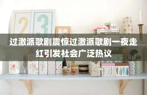 过激派歌剧震惊过激派歌剧一夜走红引发社会广泛热议