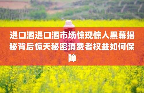 进口酒进口酒市场惊现惊人黑幕揭秘背后惊天秘密消费者权益如何保障