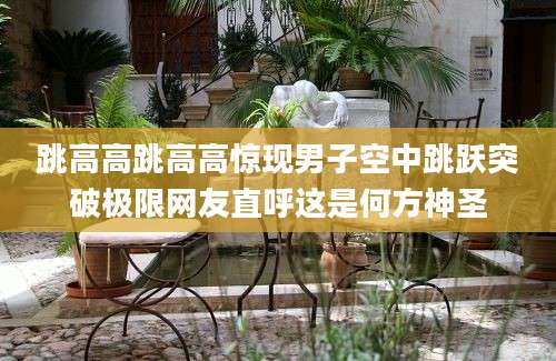 跳高高跳高高惊现男子空中跳跃突破极限网友直呼这是何方神圣