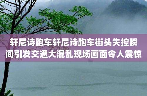 轩尼诗跑车轩尼诗跑车街头失控瞬间引发交通大混乱现场画面令人震惊