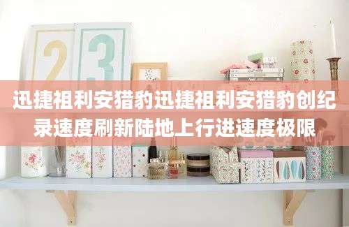 迅捷祖利安猎豹迅捷祖利安猎豹创纪录速度刷新陆地上行进速度极限